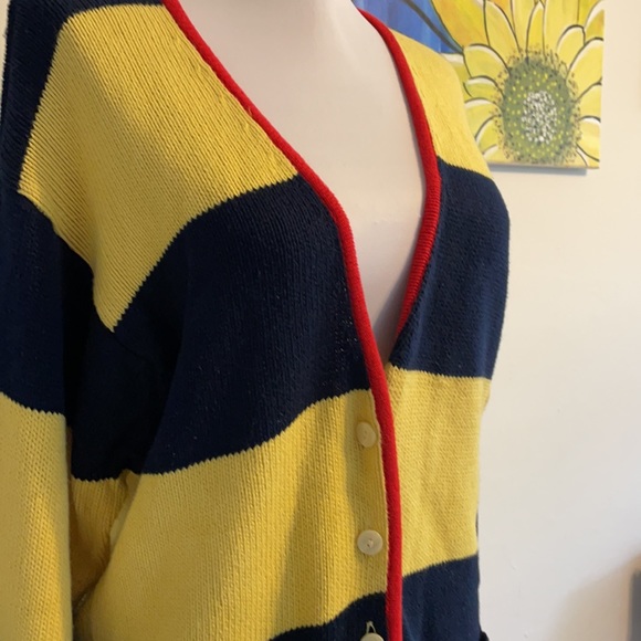 Tommy Hilfiger Cardigan sweater 100%cotton.. vintage - Picture 3 of 5